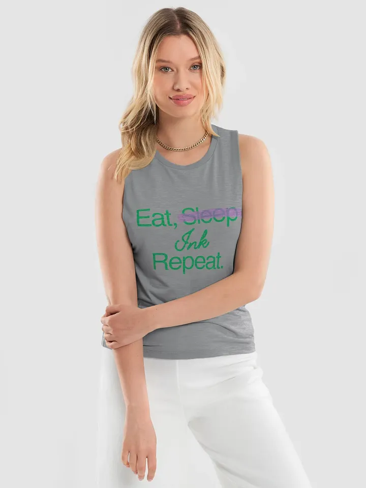 Eat, Ink, Repeat Muscle Tee product image (2)