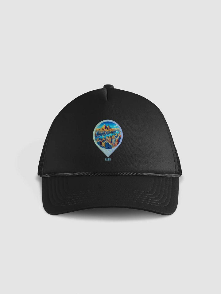 Cairo Skyline Trucker Hat | AI Design: Future Vision of Cairo product image (1)