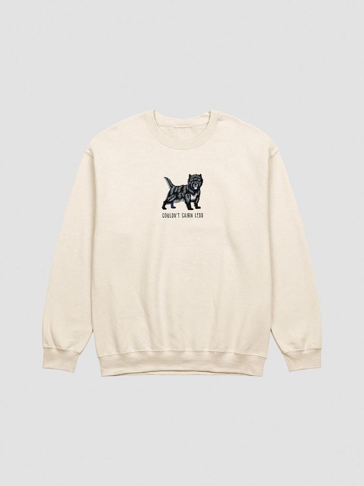 Couldn't Cairn Less Sweatshirt (Embroidered) of a Cairn Terrier(Black) product image (13)