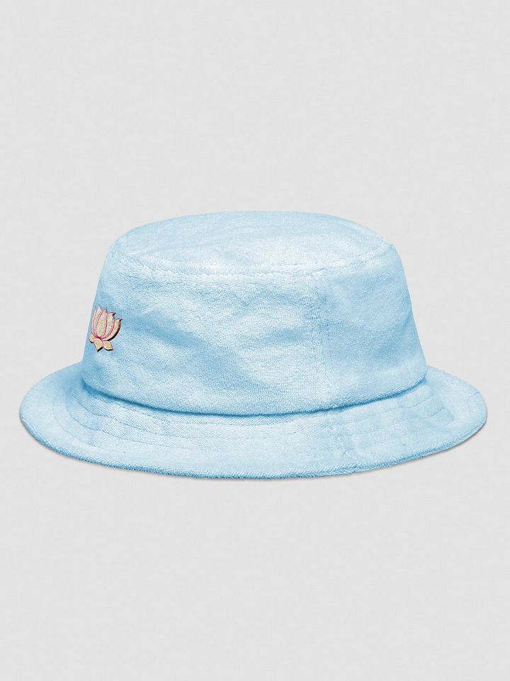 Golden Lotus Terry Cloth Bucket Hat product image (2)