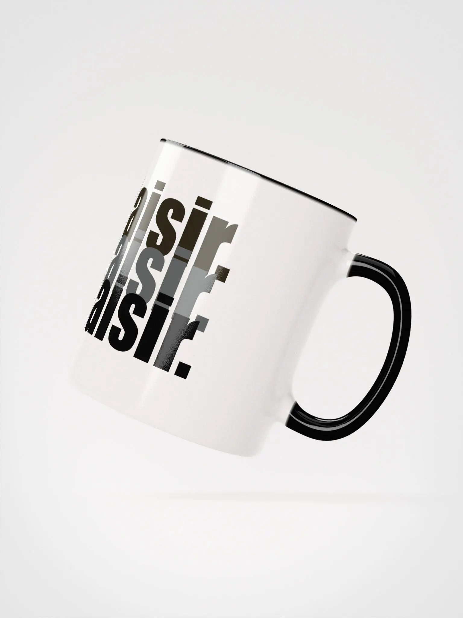 ''Ça fait plaisir'' Tasse en céramique avec couleur à l'intérieur product image (2)