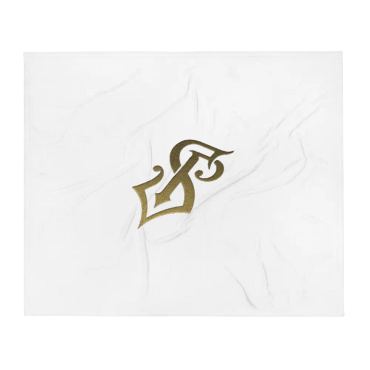 Elegant Gold 'S' Throw Blanket product image (2)