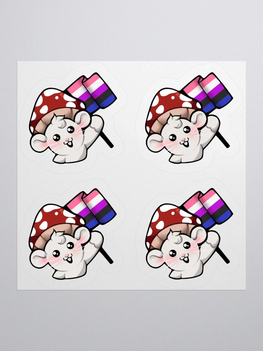 Genderfluid Pride Flag Stickers product image (1)