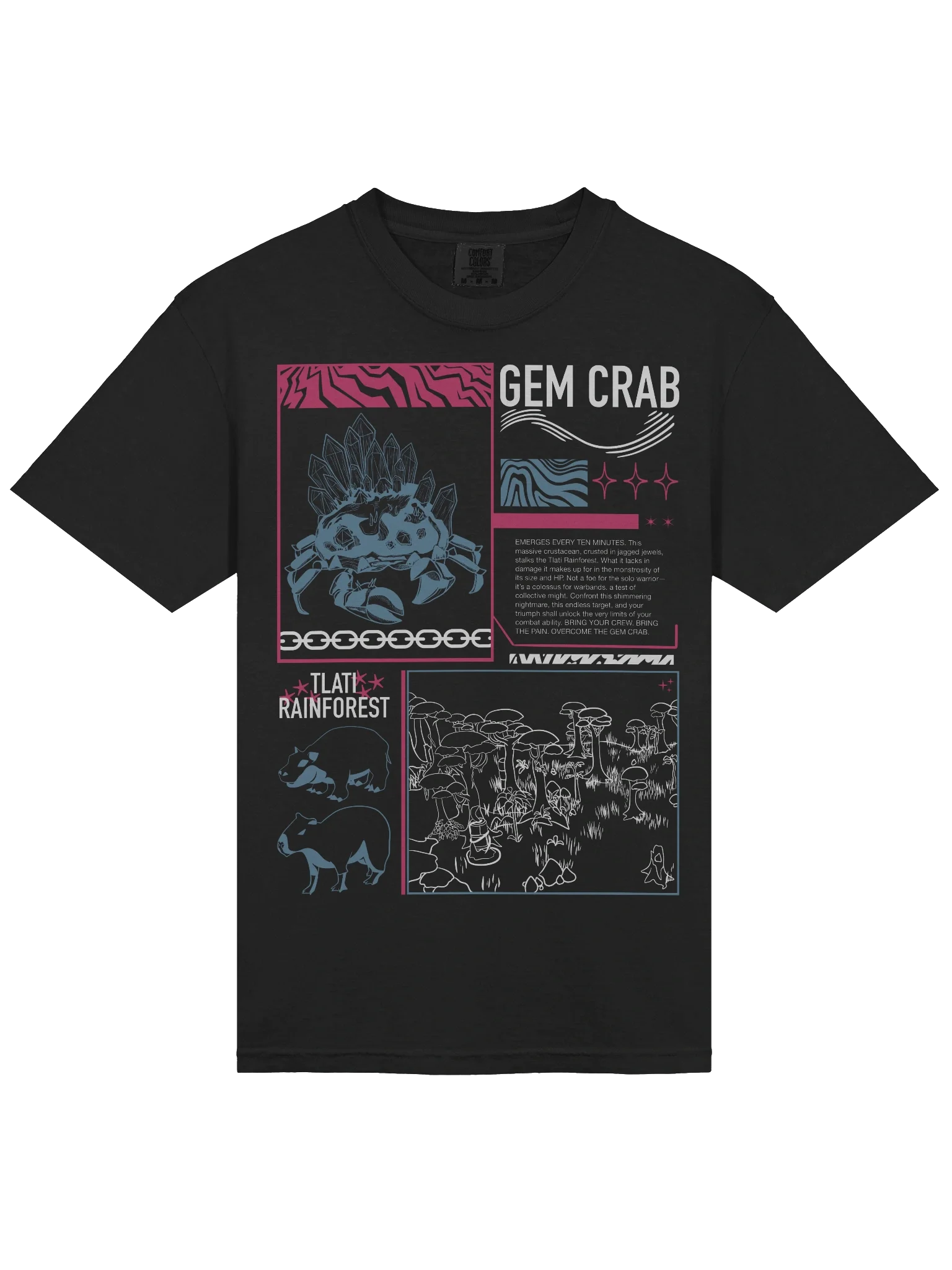 Gem Crab Tee - front graphic product image (3)