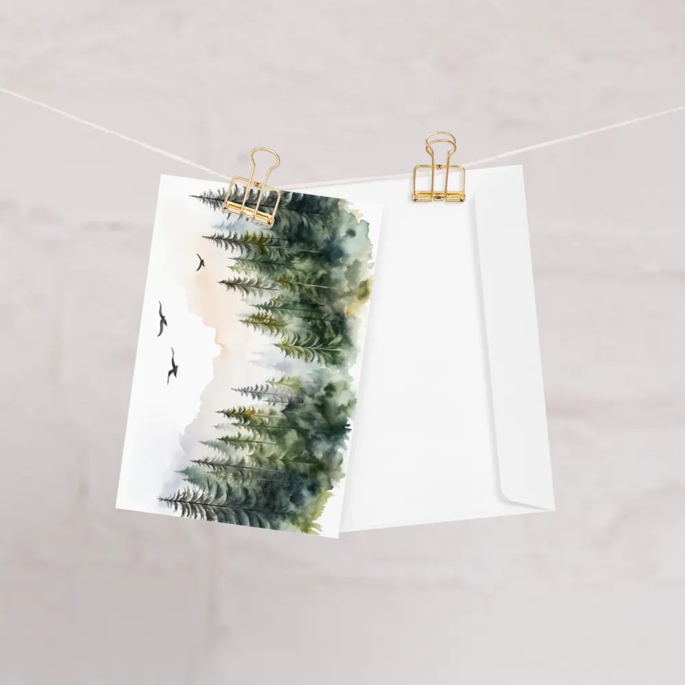 All-Occasion Greeting Card: Three Crows in Flight product image (10)