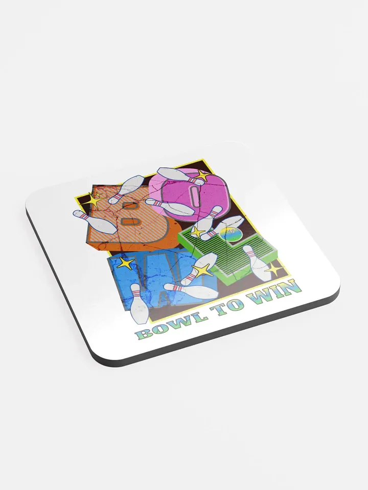 Bowl To Win Block Letter Winning Strike Coaster Set product image (2)