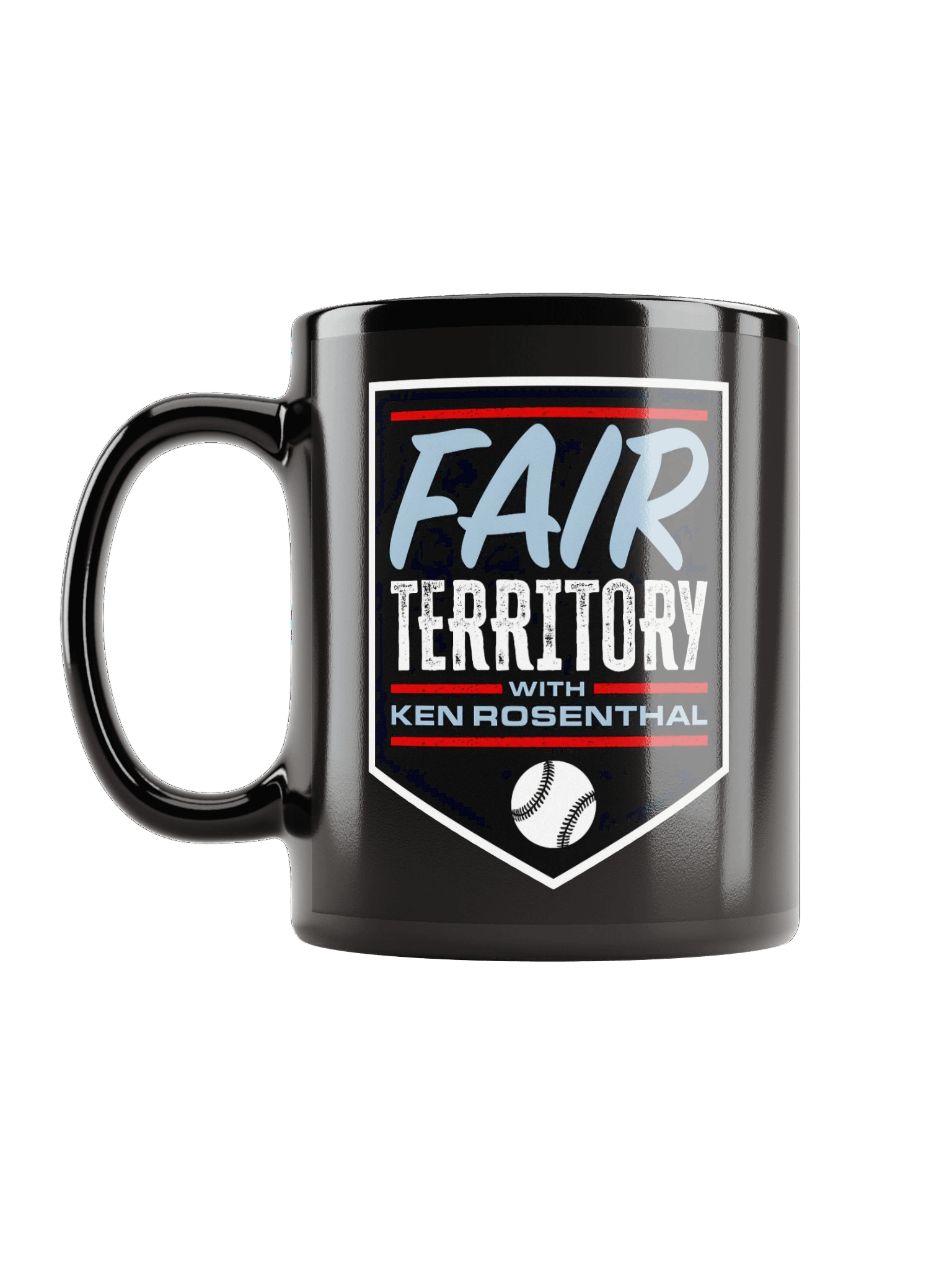Fair Territory with Ken Rosenthal Glossy Black Mug product image (6)