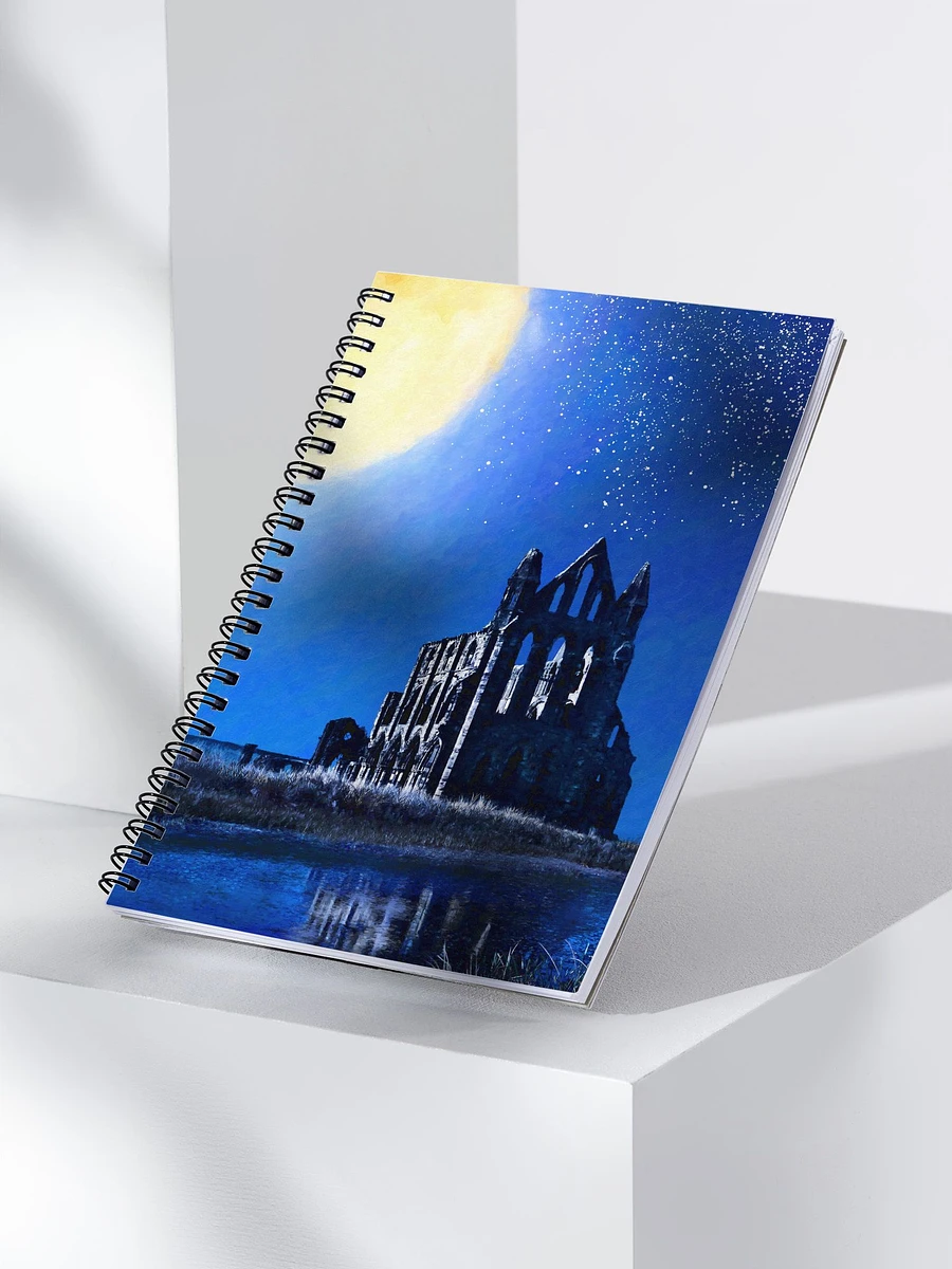 Whitby Abbey Ruins By Night - England Spiral Notebook product image (3)