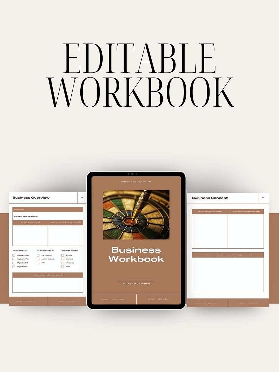 Interactive Business Strategy Workbook product image (4)