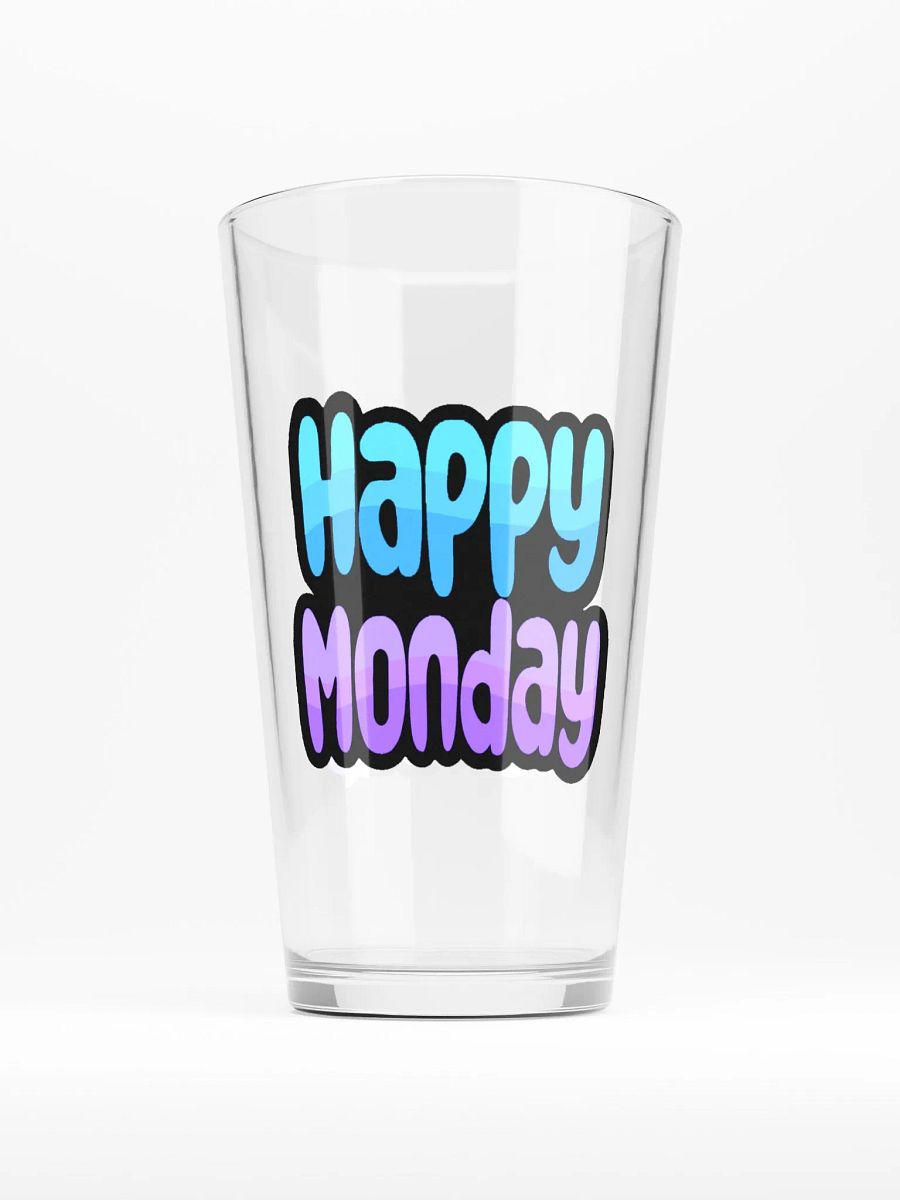Happy Monday PINT GLASS product image (1)