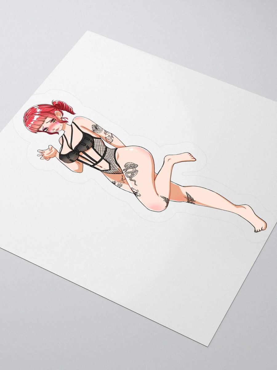MeeshVS Clown Girl Standing Sticker (Red Hair) product image (3)