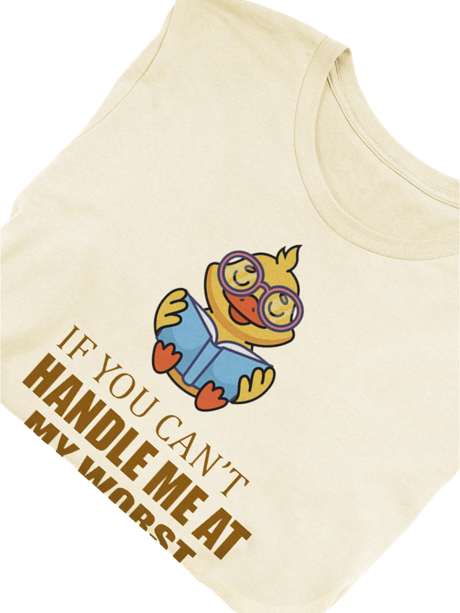 Quirky Duck with Glasses Graphic T-Shirt product image (5)