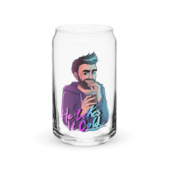 He Likes It Cold Can Glass product image (2)