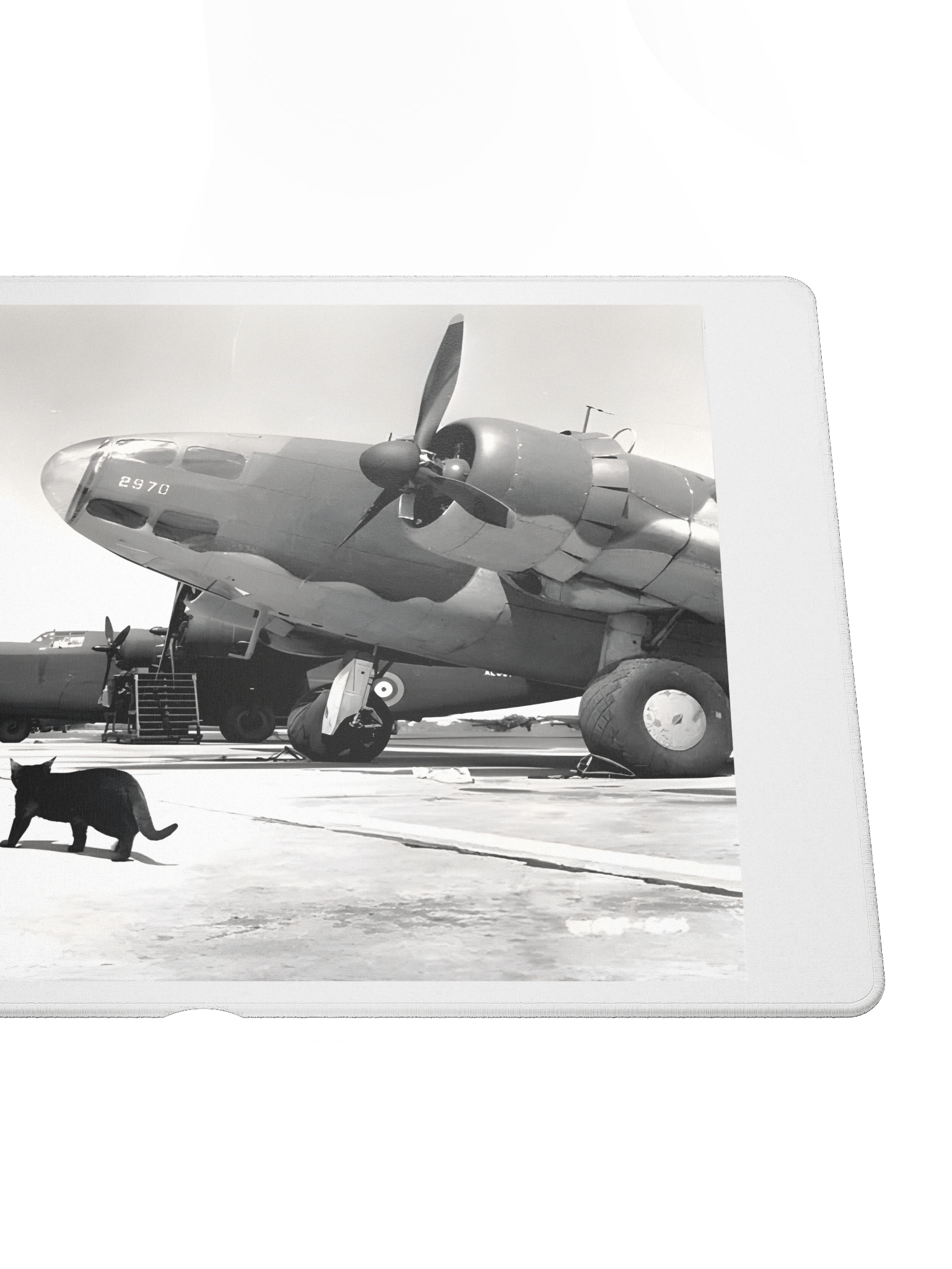 Cat on the Tarmac Gaming Mouse Pad product image (5)