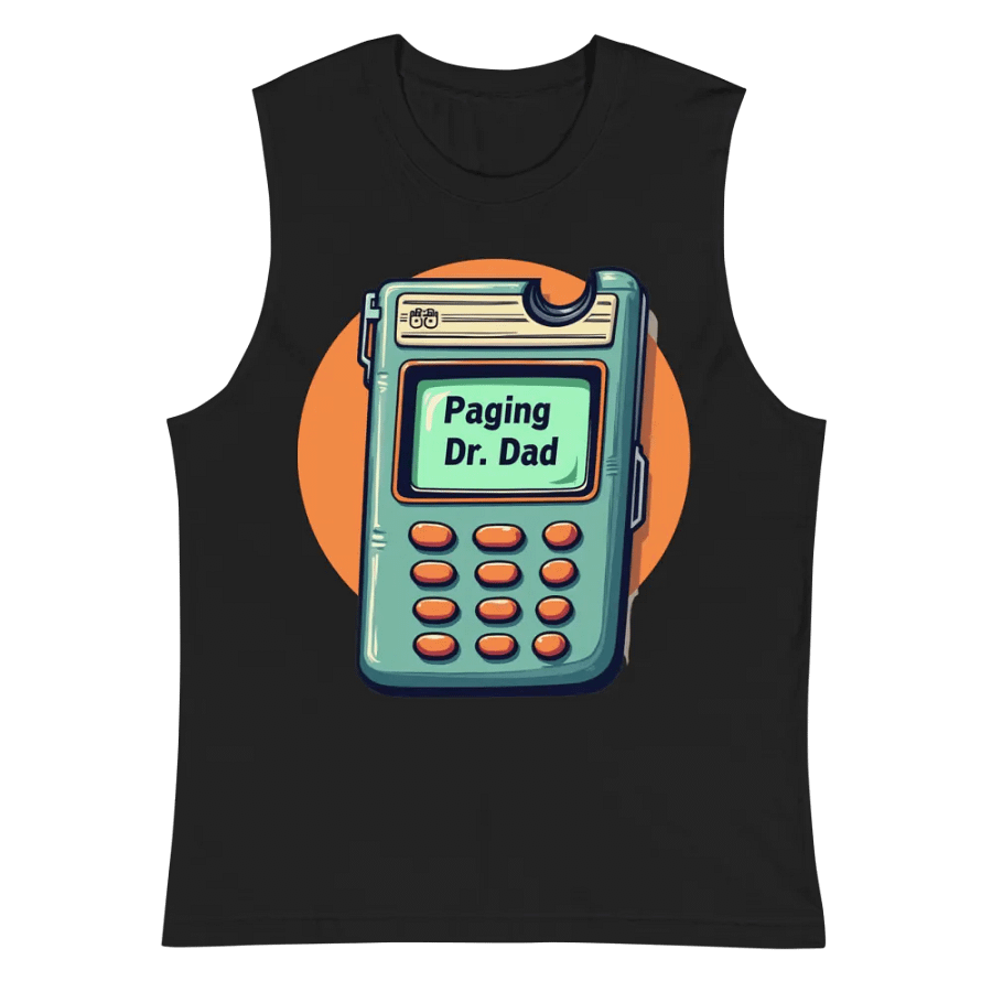 Dr. Dad Retro Pager Muscle Tank product image (3)