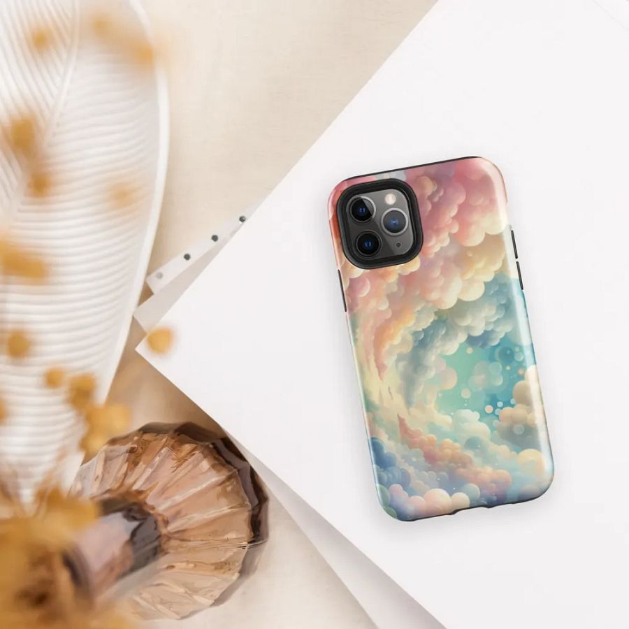 Whimsical Clouds iPhone® Tough Case product image (30)