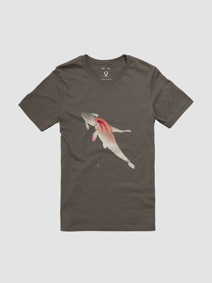 Two Carp Print Bella+Canvas Unisex Supersoft T-Shirt product image (4)