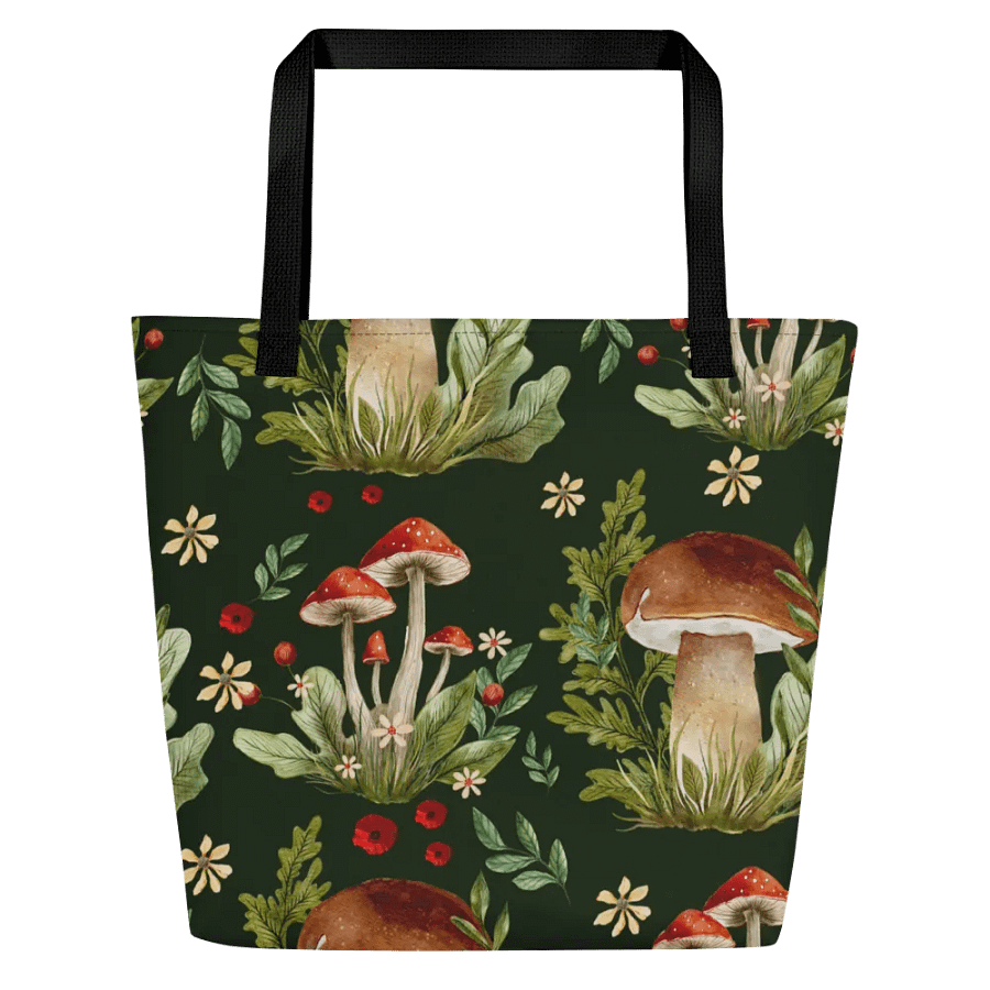 Mushroom Delight Tote Bag w/ Inside Pocket product image (3)