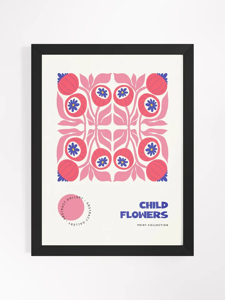 Child Flowers - Framed Poster product image (1)
