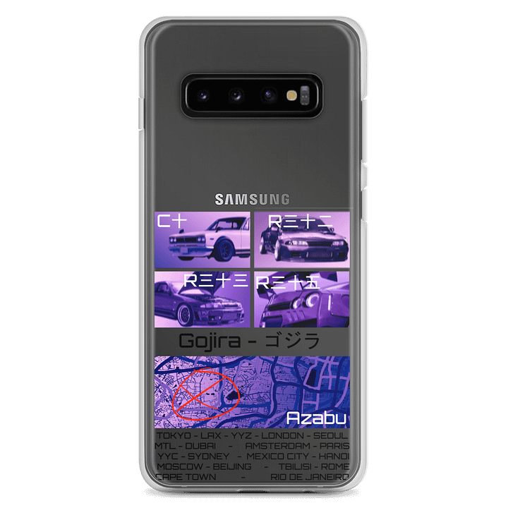 Gojira-Birthplace, List of Cities (Black) Phone Case S product image (2)