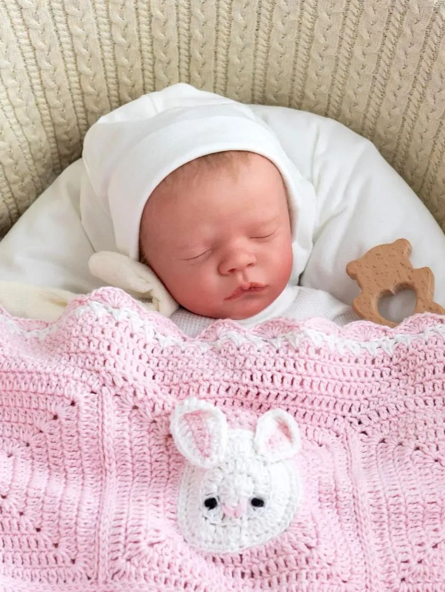 Crochet Pattern: Bunny Baby Blanket product image (6)