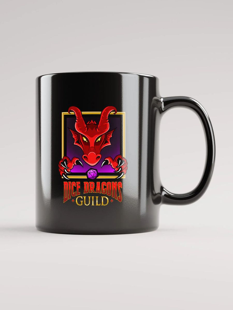 Dice Dragons Guild Black Mug product image (2)
