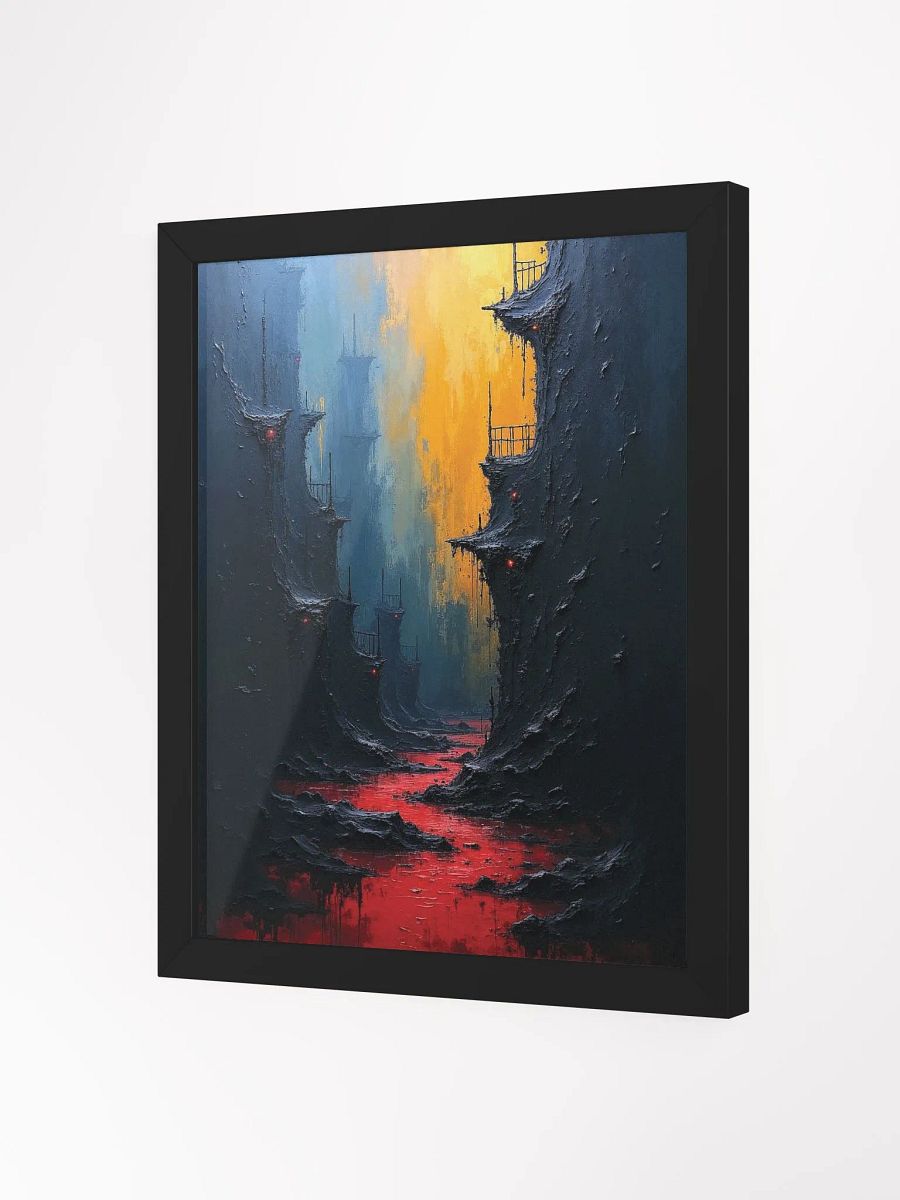 Fiery Abyss Framed Print product image (21)