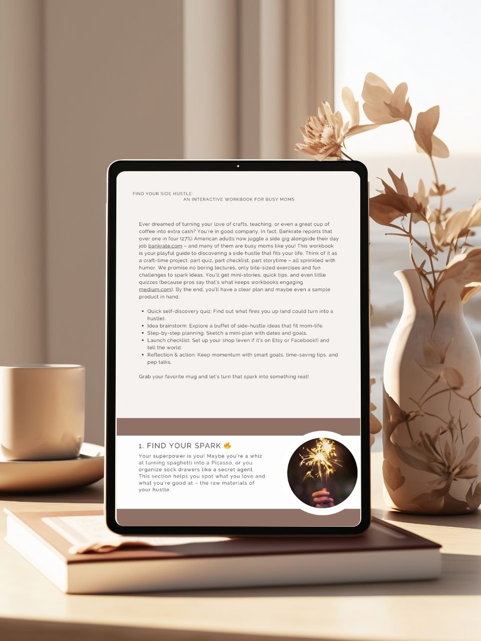 Find Your Side Hustle: An Interactive Workbook for Busy Moms product image (4)