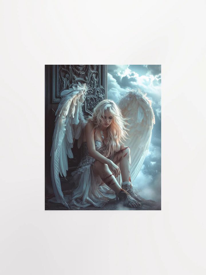 Sad angel in heaven - Poster product image (3)