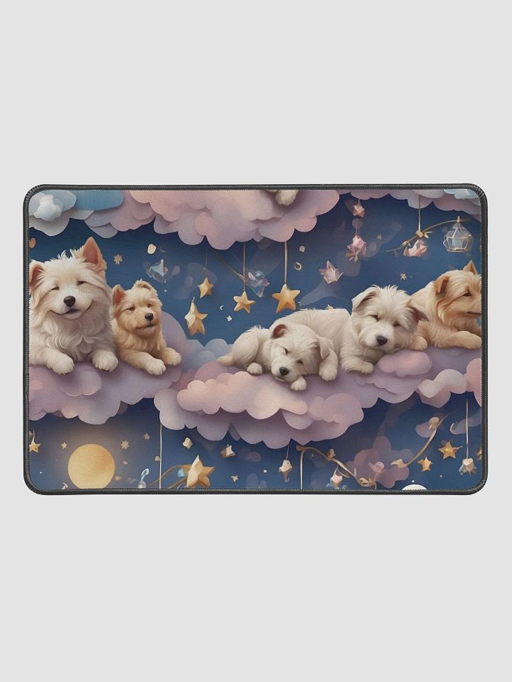 Dogs Cloudy Dream Desk Mat product image (1)