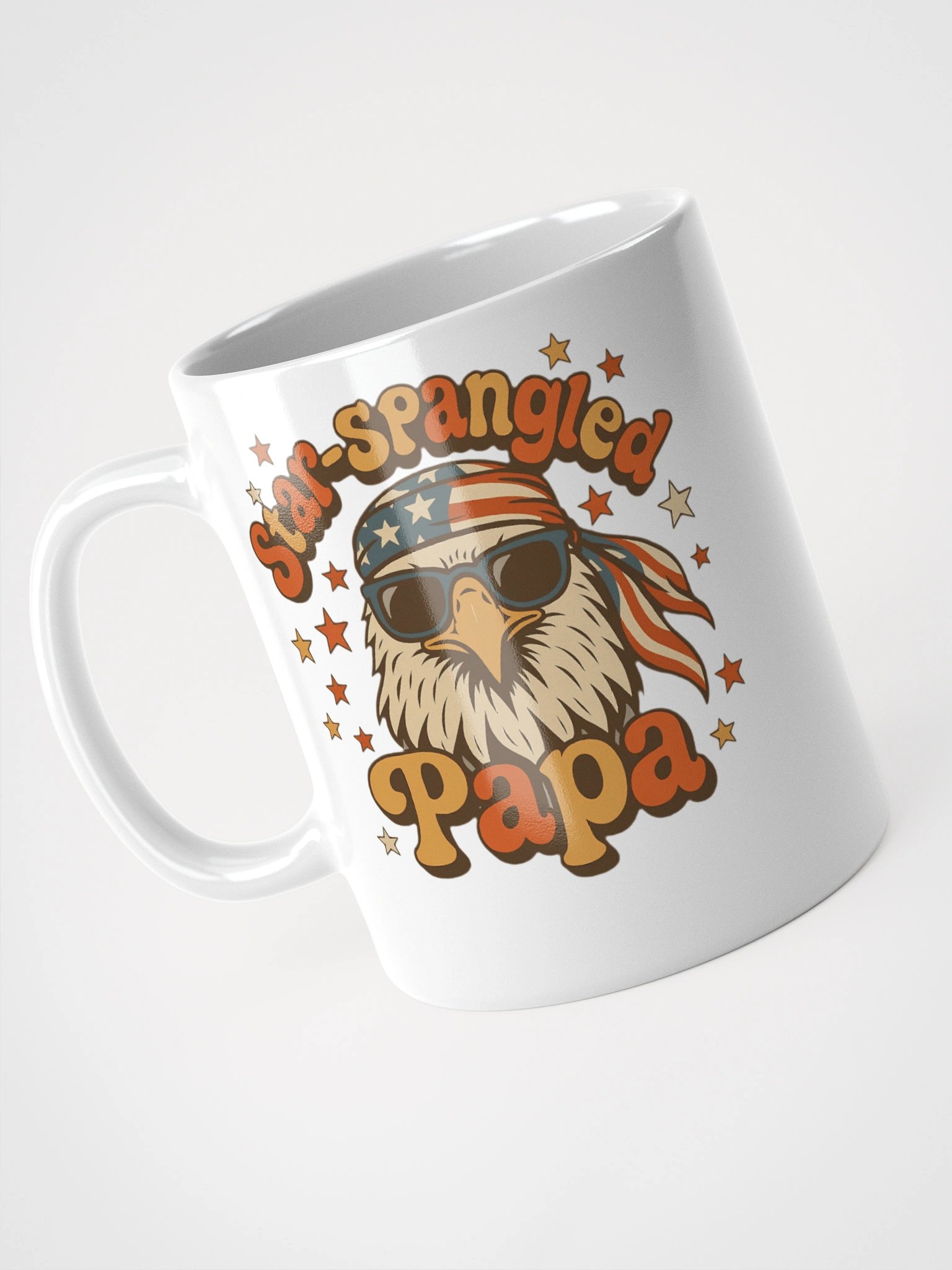 Star-Spangled Papa Eagle Mug product image (9)