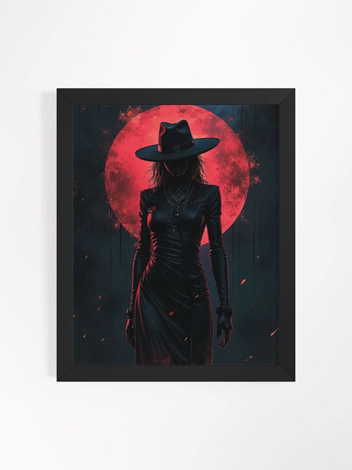 Blood Moon Vigilante Framed Print product image (4)
