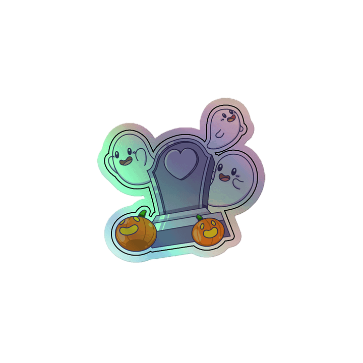 Ghosts'n Tombstone Holographic Sticker product image (1)