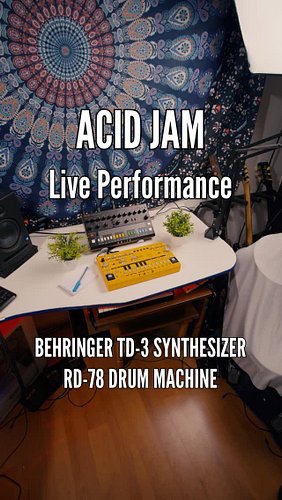 Hardware Acid Jam with pounding rhythms from the Behringer RD-78 drum machine and squelching basslines from the Behringer TD-...