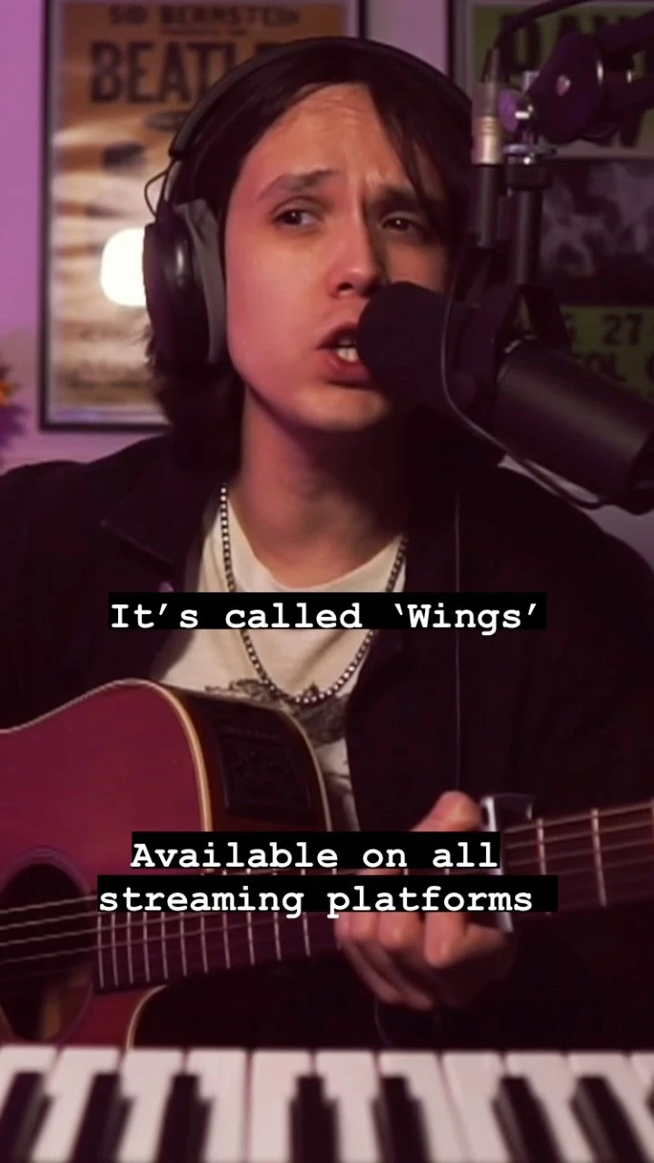 ‘And I know it’s so hard to be’ | My new song Wings is out now! Available on all streaming platforms. #songwriting #acoustic ...