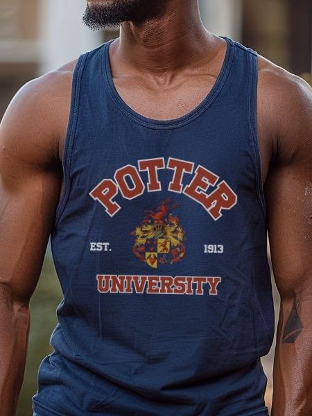 Potter University Collegiate Vintage Tank Top Varsity Style product image (5)