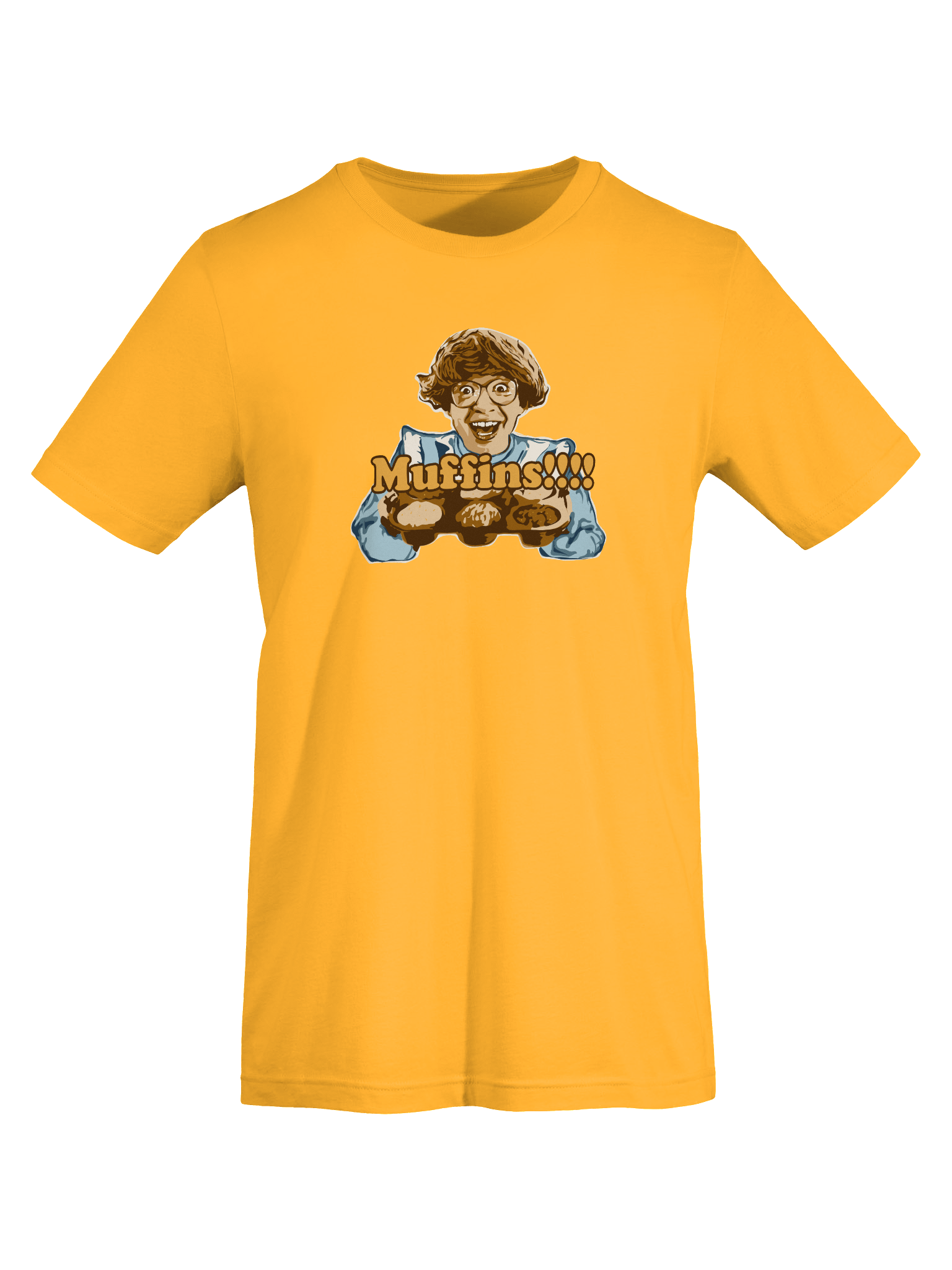 Muffins Tee in gold product image (7)