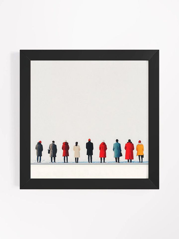 Vibrant Coats Lineup Framed Poster Art product image (12)