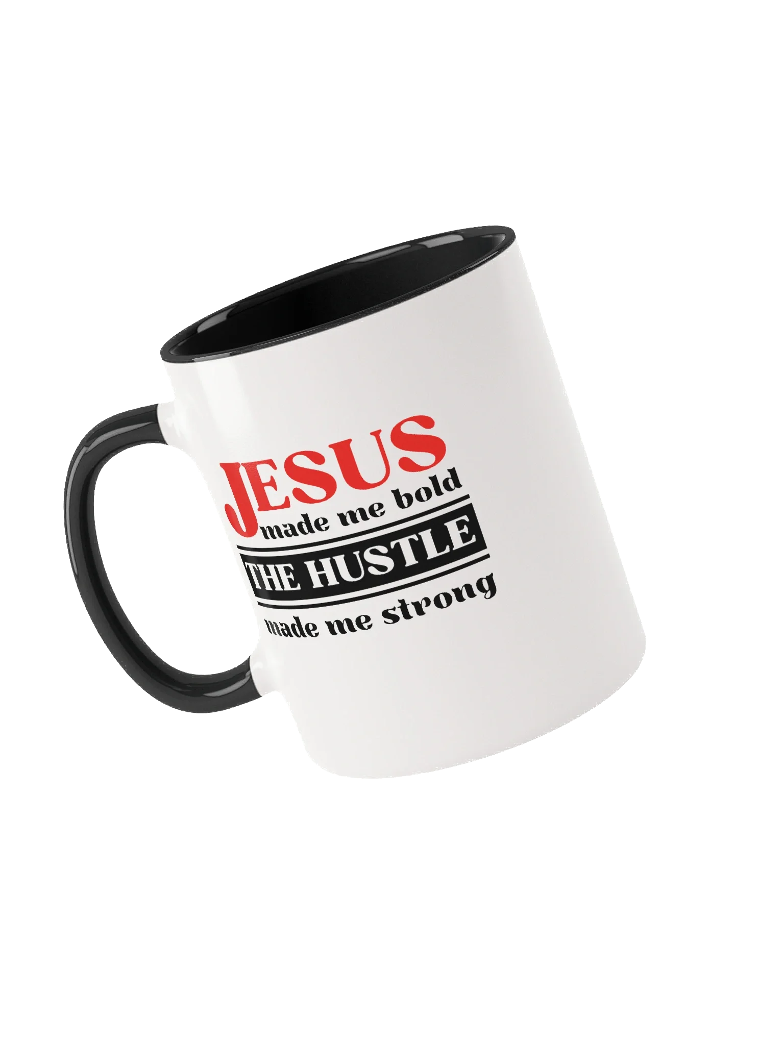 Jesus Made Me Bold The Hustle Made Me Strong Christian Mug | Faith & Hustle Coffee Cup | Motivational Christian Gift product image (6)