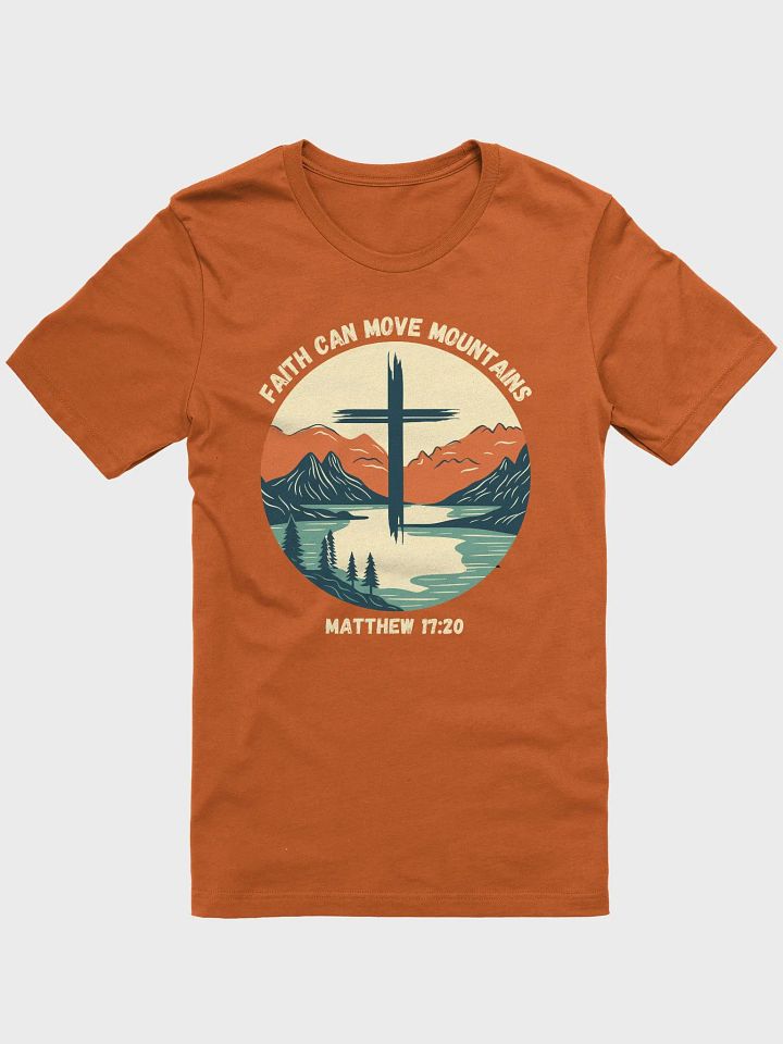 Faith Can Move Mountains T-Shirt-Teal product image (2)