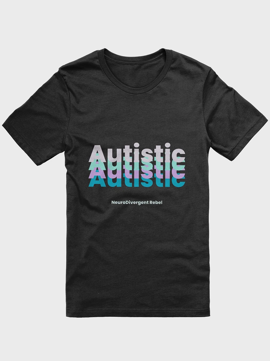 Autistic x4 (Lavender, teal, purple, and turquoise words) Super Soft T-shirt product image (12)