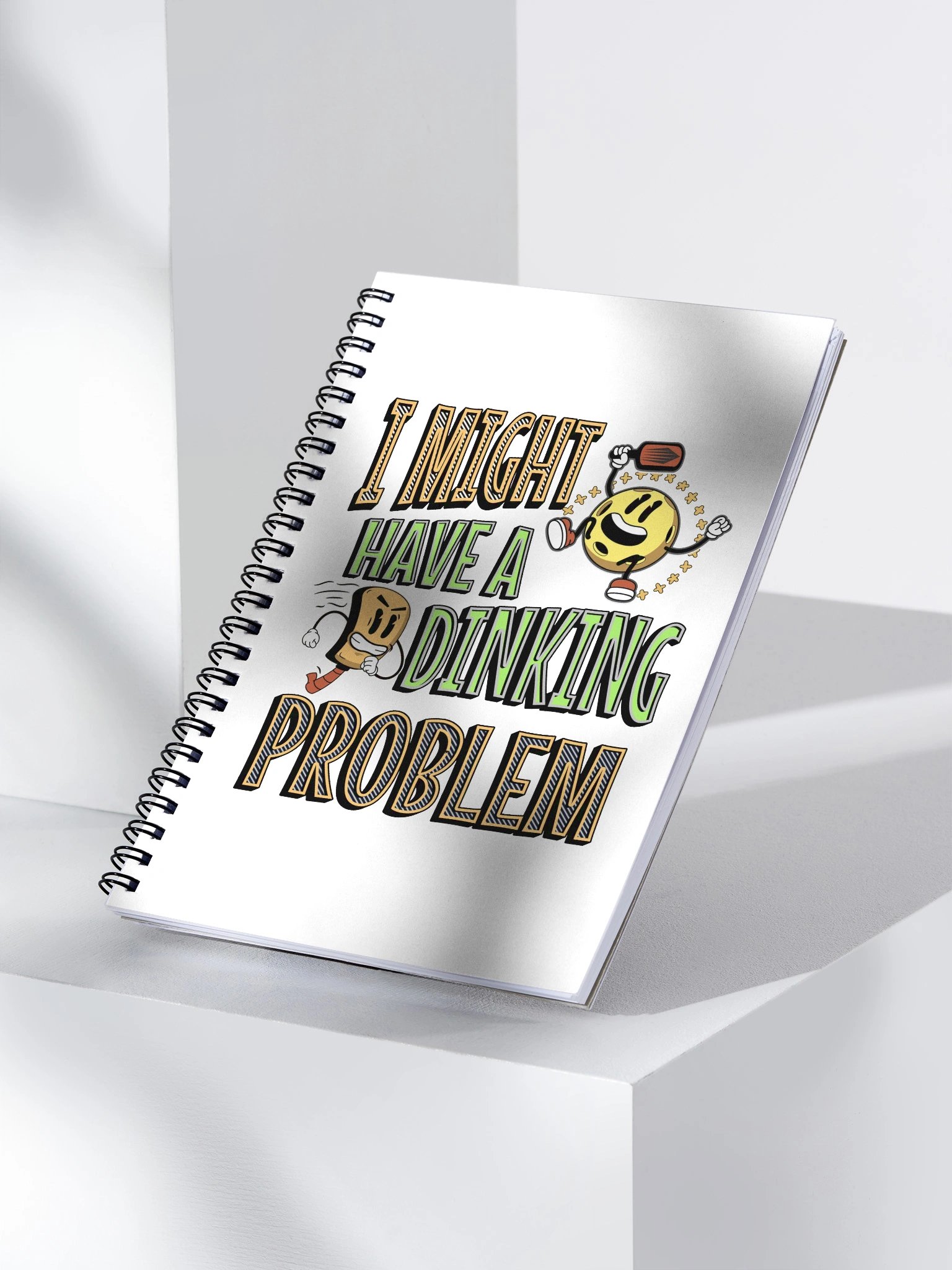 I Might Have A Dinking Problem Pickleball Spiral Notebook Dotted Pages product image (3)