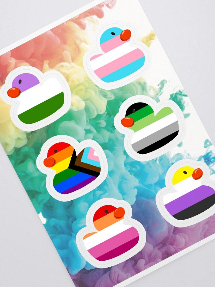 Pride Duck Stickers 1 product image (1)