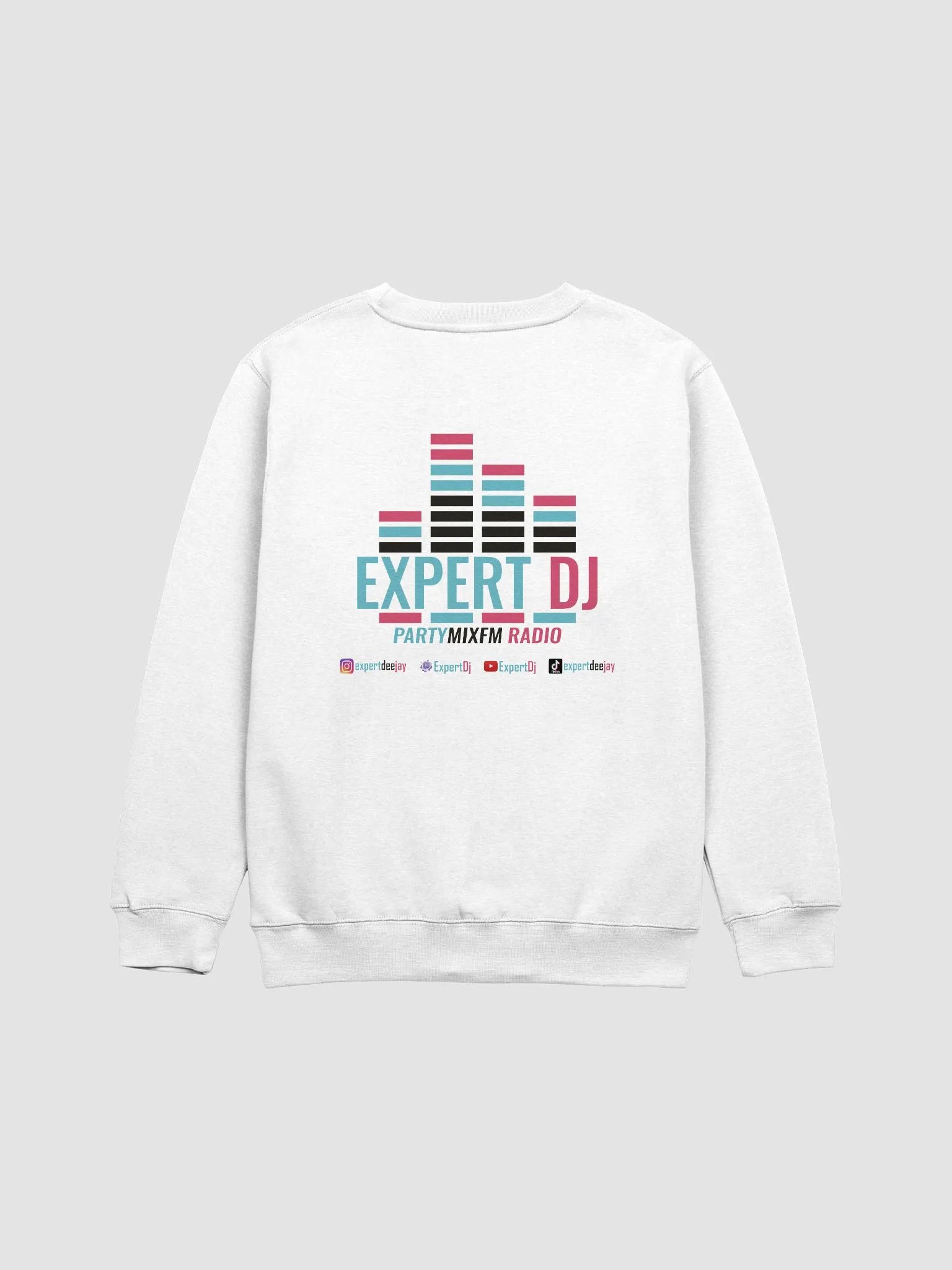 Crewneck Sweatshirt ExpertDj Back Print Type 1 product image (1)