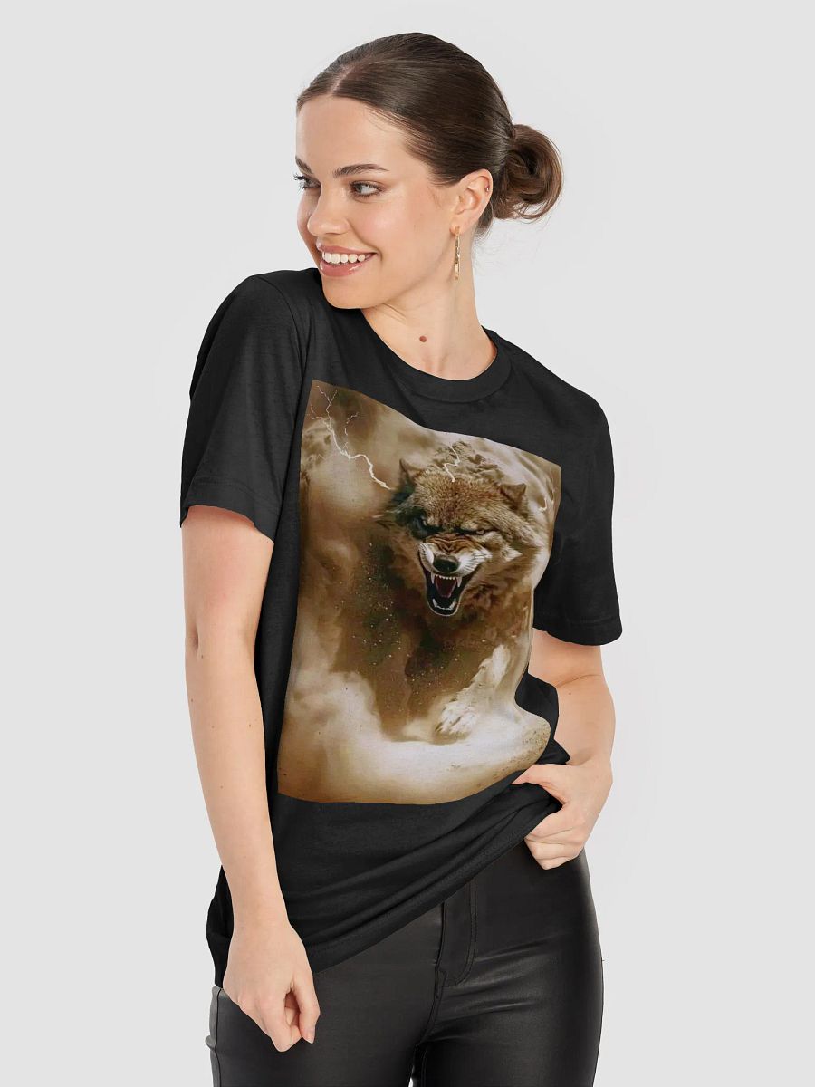 Thunderous Storm Wolf Unisex Tee product image (36)