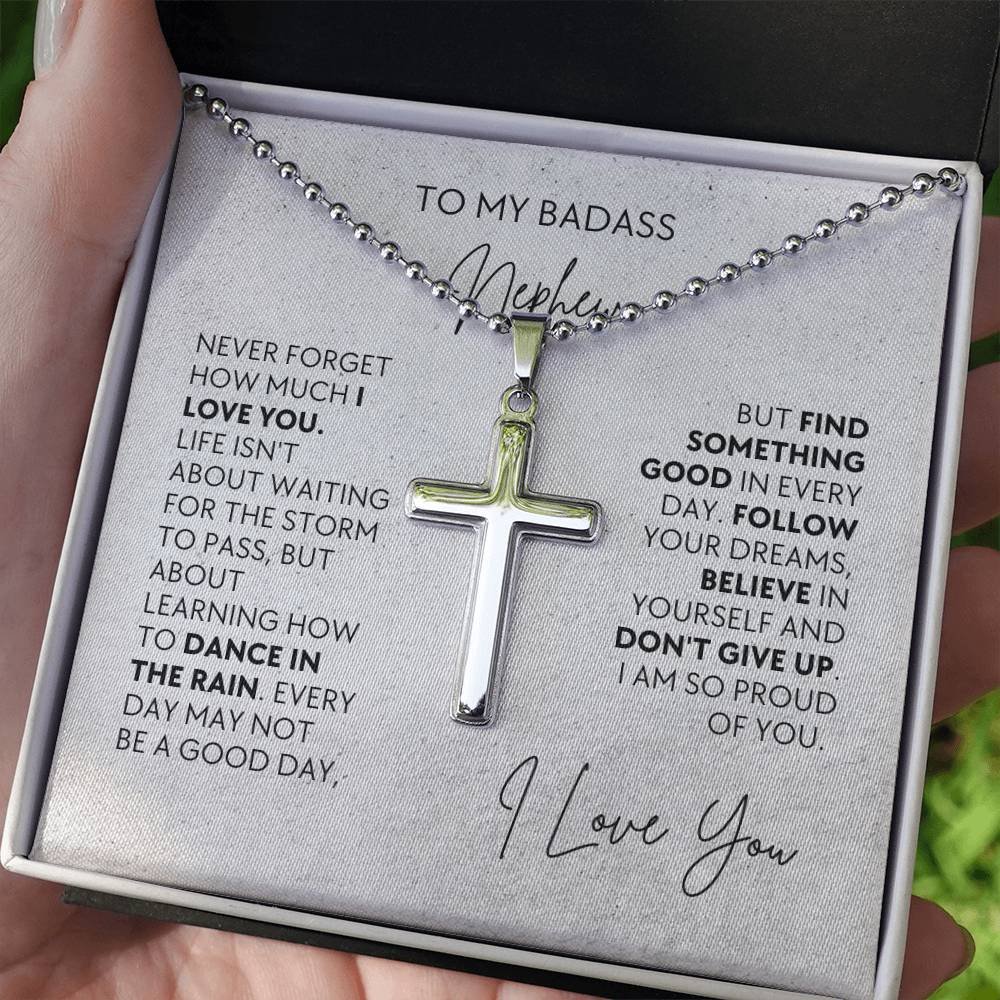 Nephew Cross Necklace - Follow Your Dreams product image (3)