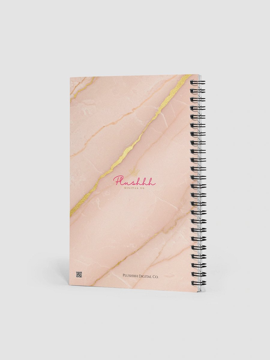 Soft Life Notebook – Blush Marble Back to School Journal | 140 Lined Pages product image (2)