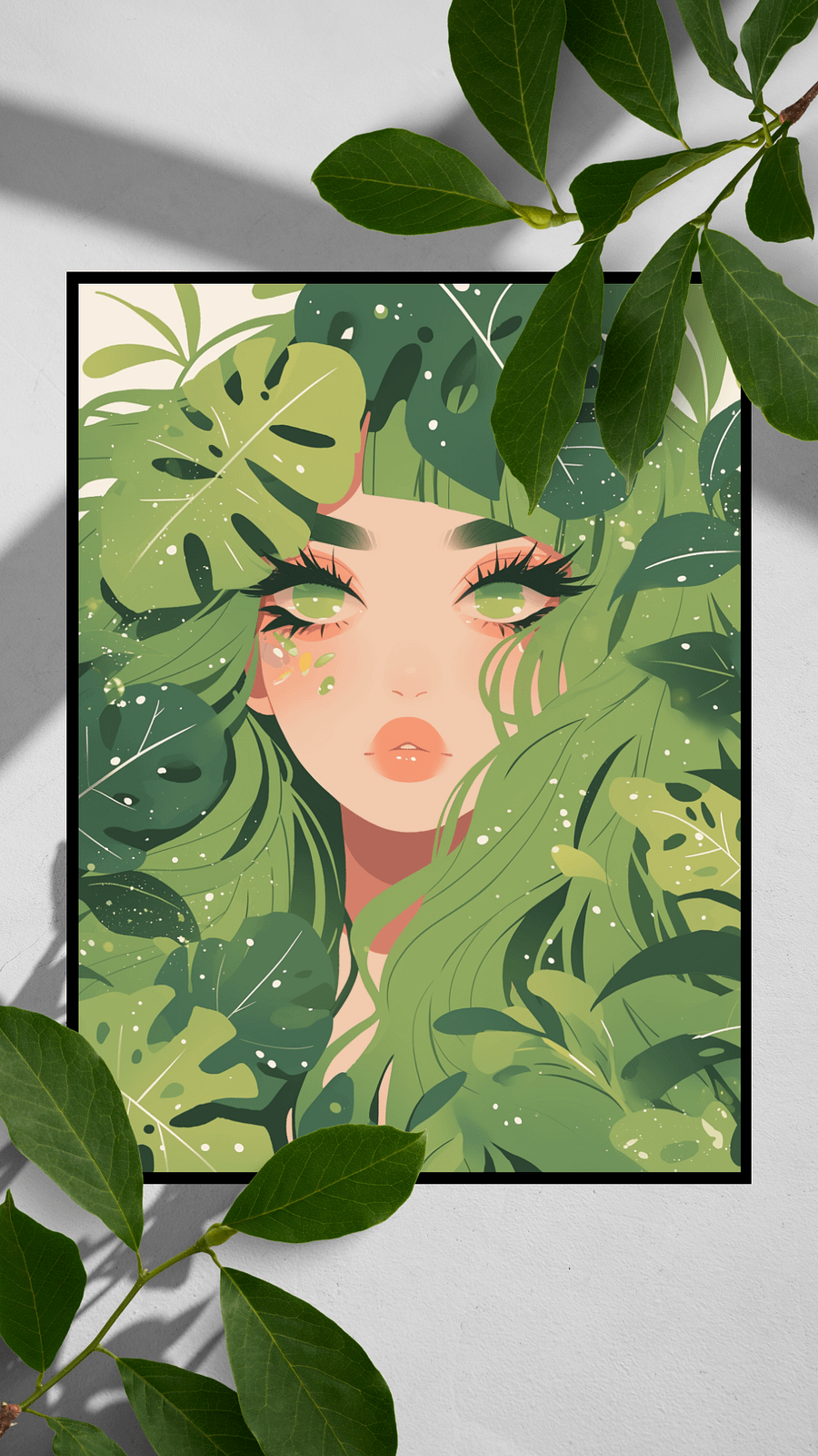 Monstera Love on Matte Paper Poster product image (1)