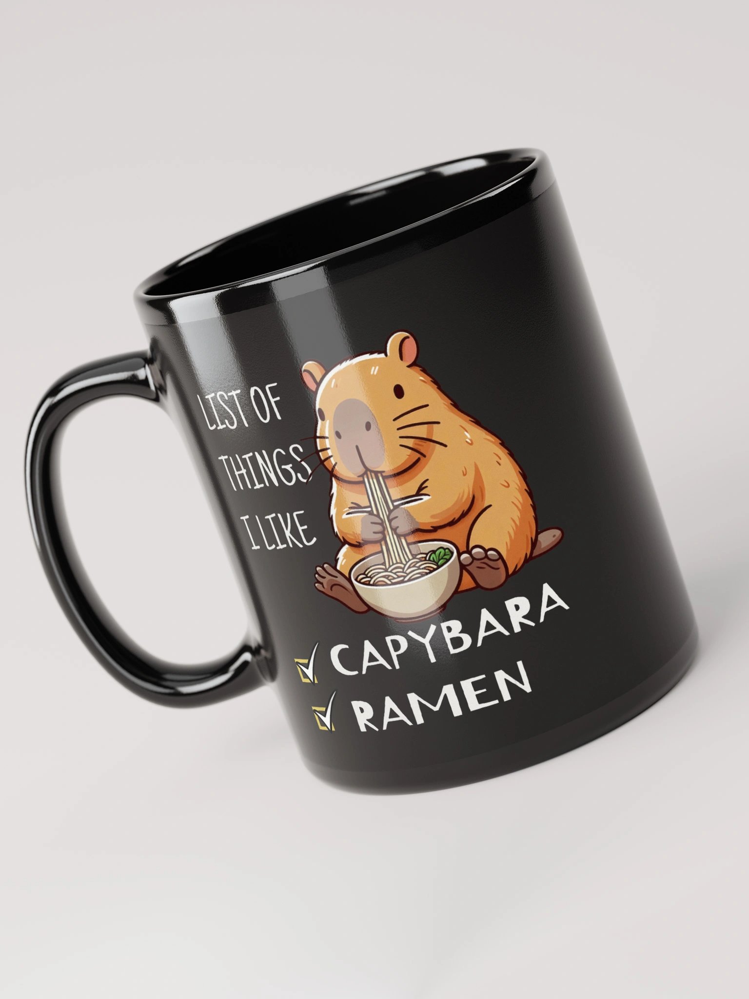 Capybara Ramen Delight Mug product image (2)