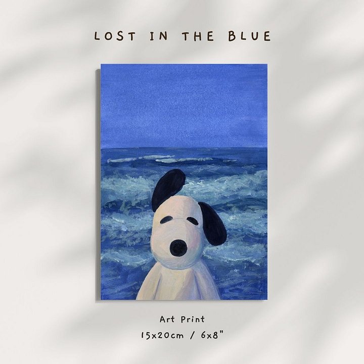 Lost in the Blue - Art Print product image (1)